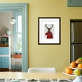 thumbnail image 5 of Deer in Ski Sweater, Animals Framed Art Print Wall Art by Fab Funky Sold by Art.Com, 5 of 6