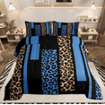 thumbnail image 2 of Feelyou Fashion Pink Abstract Bedding Comforter Set, Cheetah Leopard Print Twin Comforter Sets, Chic Polkadots Reversible Bedding Set, Breathable Home Decor, 2 Pieces, 2 of 8