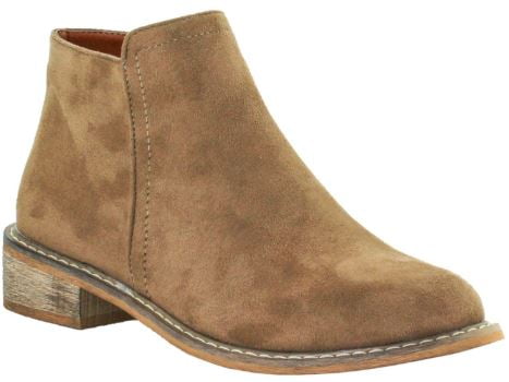 seven7 women's vegan leather ankle boot