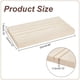 thumbnail image 2 of Exhibidor de pendientes con 2 ranuras, de madera, rectangular., 2 of 7