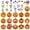 16 Pack 16 Designs, variant on Joyfy 16 Pcs Halloween Pumpkin Decorations Kit for Kids,Foam Pumpkin Face Stickers Halloween Party Supplies Halloween Favors Pumpkin Painting Kit