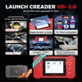 thumbnail image 6 of LAUNCH Creader VII+ V2.0 OBD2 Scanner ,Automotive Check ABS SRS Transmission & Engine Code Reader,Diagnostic Scan Tool, Free Update, 6 of 10