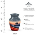thumbnail image 2 of SUBSH Sunset Serenade Harmony of Hills and Hues - Miniature Urns for Human Ashes - Urn for Burial In Ground - Cremation Urns for Ashes - Funeral Urns for Adult Ashes Women - (Size-3inch,4pcs), 2 of 2