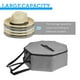 thumbnail image 5 of Matsuzay Caja de almacenamiento de sombrero de vaquero ABS, sombreros seguros y en marcha, asiento para sombrero de vaquero, hecho de tela Almacenamiento y organización del hogar gris, 5 of 6