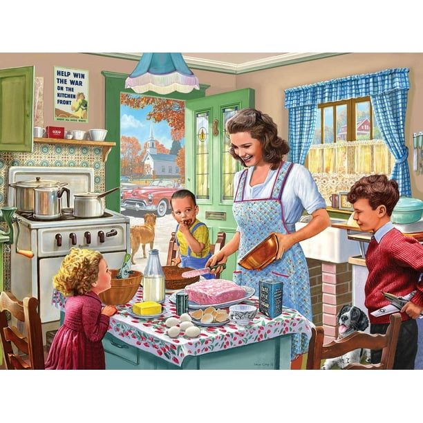 Bits and Pieces - 300 Piece Jigsaw Puzzle for Adults - Kitchen Memories ...