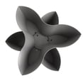 thumbnail image 6 of Bloem Collins 16" Stackable 2-Tier Plastic Garden Pot Planters, Ideal for Herbs, Succulents, and Strawberry Plants, Charcoal, 6 of 8