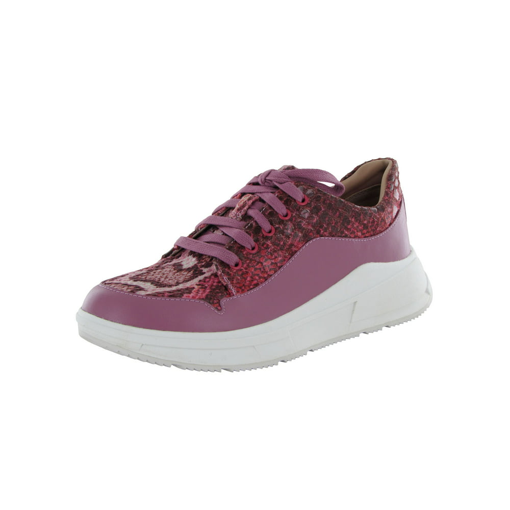 FitFlop - Fitflop Womens Freya Snake Print Sneaker Shoes, Heather Pink ...