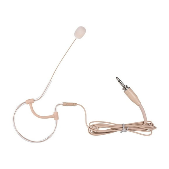 Zshan Lightweight Single Ear-Hook Condenser Microphone Mic 3.5mm Plug for Smartphone DSLR Camera Camcorder Computer PC Laptop
