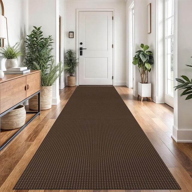 Braided Area Rug x Ft Washable Rugs for Entryway Throw Rugs Rubber Backed Boho Door Mat Indoor Entrance Cotton Kitchen Rugs Woven Front Door Rug for Foyer Living Room Tan/