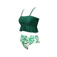 thumbnail image 2 of Nituyy Mommy and Me Swimsuits Family Matching Bathing Suit Baby Kids Girl Bikini Women Mom High Waisted Two Piece Swimwear, 2 of 9