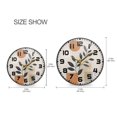 thumbnail image 5 of Yayeee Wall Clock for Living Room 9.5 inch Battery Operated Round with Holder, Art Plant and Sun, 5 of 7