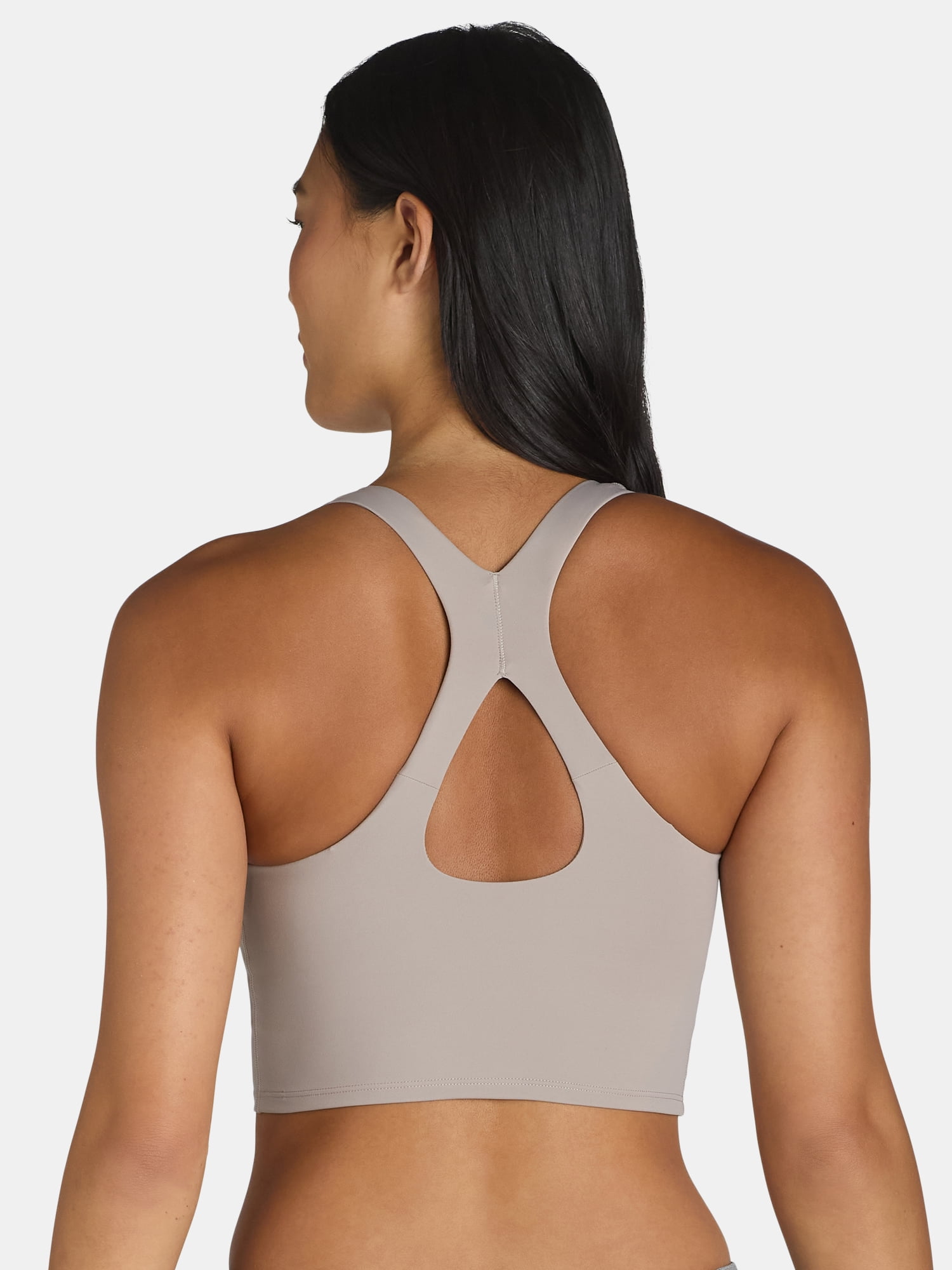 Avia Square Neck Sports Bra for Women, Medium Support, S-3XL