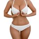 thumbnail image 1 of Brasieres de Mujer conjunto de Sujetador con Botones En La Parte Delantera y Trasera Fruncidos con Encaje Estampado A Rayas para Mujer Grande, 1 of 5