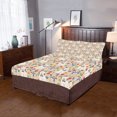 thumbnail image 1 of Rainbow Paw Print Wheaten Terrier Dogs Blue 3-Piece Doona Cover, 1 of 5