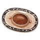 thumbnail image 4 of Hebilla de cinturón Retro Sunnimix con Incrustaciones de Piedra dorado, 4 of 8