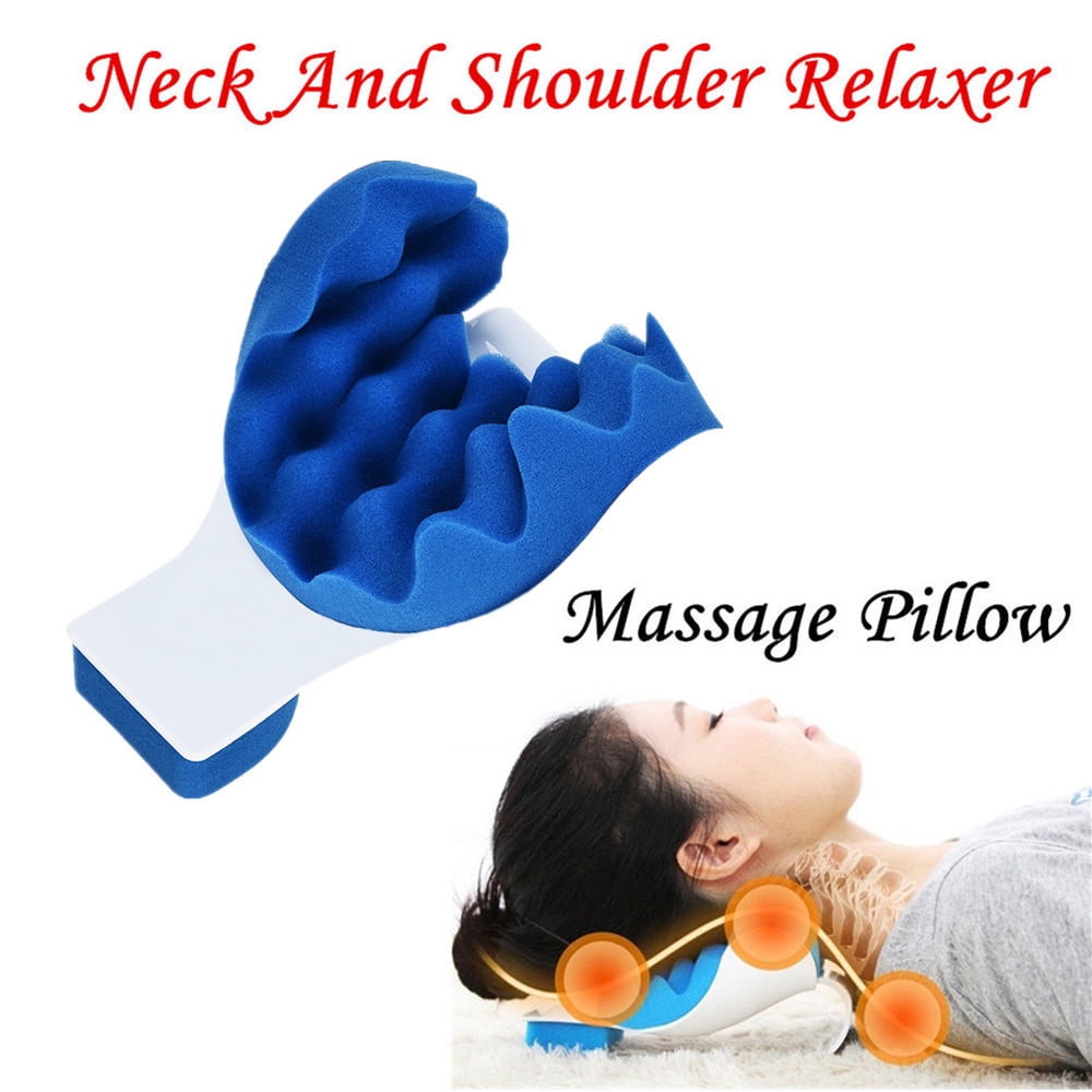 Neck and Shoulder Relaxer Pain Relief Massage Pillow with Neck Support in Bahrain at BHD 19 Rating 5