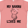 thumbnail image 4 of Inktastic My Nanny Loves Me Girl Grandchild Girls Toddler T-Shirt, 4 of 5