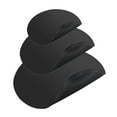 thumbnail image 5 of perfk 3 Pieces Microwave Mat Heat Resistant Silicone Mats for Bowl Countertop Oven black, 5 of 9