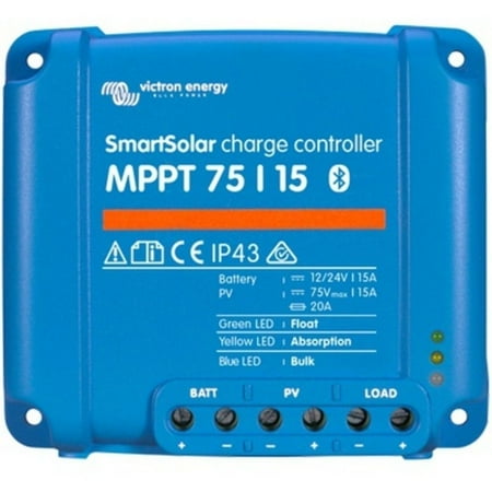 

Victron-Victron Smartsolar Mppt Solar Charge Controller - 75v - 15amp - Ul Approved