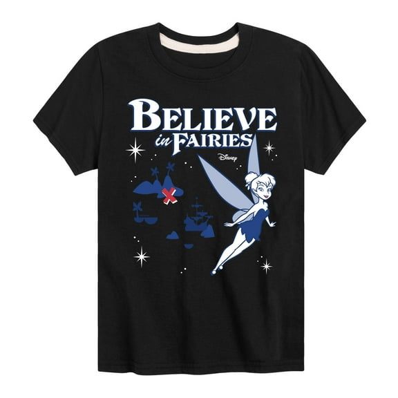 Disney - Peter Pan - Tinkerbell - Believe in Fairies - Toddler And Youth Short Sleeve Graphic T-Shirt
