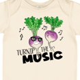 thumbnail image 4 of Inktastic Turnip the Music Partying Vegetables Boys or Girls Baby Bodysuit, 4 of 5