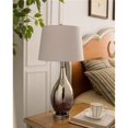 thumbnail image 1 of Inroom Meubles Designs L065 Tissu & Lampe de Table en Verre - Chrome avec Blanc, 1 of 1