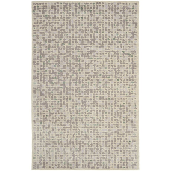 SAFAVIEH Martha Stewart Mosaic Dotted Area Rug, Purple Agate, 5' x 8'