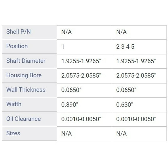 CAM BRNG FORD 292 312