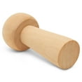 thumbnail image 4 of Unfinished Wooden Mushroom Shapes for Crafts, Pack of 25 3-1/2" Wood Mushrooms for Decor Miniatures and Fairy Gardens by Woodpeckers, 4 of 6