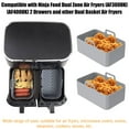 thumbnail image 2 of 2 Pcs Casserole en Silicone pour Friteuse à Air Chaud avec Poignée, Doublure Réutilisable en Silicone pour Friteuse à Air, Panier Rectangulaire Résistant à la Chaleur pour Friteuse à Air et 4 Tapis en Silicone, 2 of 9