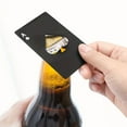 thumbnail image 3 of The Ace of Spades Bottle Opener, Slim Stainless Steel Wallet Bottle Opener Credit Card Size, Portable Bar Tool for Poker Lovers, Bartenders & Everyday Carry Gift(Black), 3 of 4