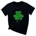 thumbnail image 2 of LSLJS Women's Casual Round Neck Short-sleeved Christmas Tree Printed T-shirt Top, 2 of 4