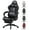 Black, variant on GOOSEA Big and Tall Gaming Chair with Footrest, Ergonomic High Back Office Computer Chair, Adjustable Massage Lumbar Support, PU Leather for Adults, 350Lbs, Black