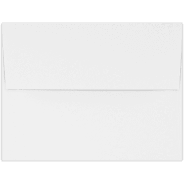 LUXPaper A4 Invitation Envelopes, 4 1/4 x 6 1/4, 80 lb. White, 50 Pack