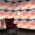 thumbnail image 2 of Boho Peel and Stick Wallpaper Tranquil Fantasy World Soft Pastel Glow Art Wall Mural 23.6in x 9.8ft Self Adhesive Removable Wall Paper Renter Friendly Wallpaper for Nursery Bedroom Cabinets, 2 of 8