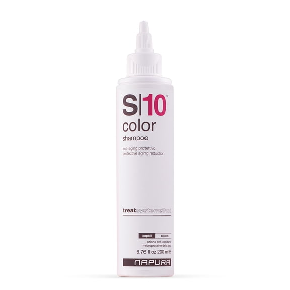 NAPURA S10 (6.76 fl oz) Professional Shampoo for Color Treated Hair with Silk Microproteins
