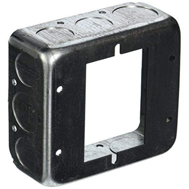 Hubbell 187 Raco Drawn Extension Ring, 22.5 CuIn, 4 In L X 4 In W X 1