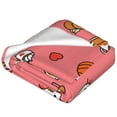 thumbnail image 5 of Hello Kitty Fleece Blanket Super Soft Cozy Throw Blanket 40"X30", Lightweight Fuzzy Comfy Flannel Blanket Warm Plush Throw Blankets For Couch, Sofa, Bed, 5 of 7