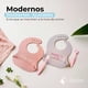thumbnail image 5 of Baberos de silicona Gaon Impermeables con Bolsillo Set de 2 Piezas rosa, 5 of 11