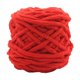 thumbnail image 5 of Hilo de lana grueso, hilo Tubular Jumbo, hilo ligero, suave y voluminoso, hilo de peso para manualidades, almohada, cerca, bufanda, fabricación de Rojo Soledad Hilo de lana grueso, 5 of 9