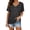 Grey, variant on Red Women's Short Sleeve T-shirt, Short Sleeves V Neck Plain Color Soft Loose Fitting Summer T Shirts Women,Women's Short sleeve T-shirt 3XL