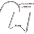 thumbnail image 5 of 8pcs Heavy Duty trampoline stakes tent pegs galvanized U-anchors, 5 of 5
