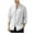 White, variant on asjyhkr Long Sleeve for Men Button down Stand Collar Lightweight Casual Hiking Outdoor Vacation Shirts