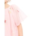 thumbnail image 4 of Wonder Nation Toddler Girls Floral Print Dress with Short Sleeves, Sizes 12M-5T, 4 of 8