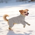 thumbnail image 2 of TIELUTT Autumn Winter High Neck Thermal Sweater Cozy Knitted for Small Pet Clothes Rack Hanger Pet Clothes for Medium Dogs Pet Clothes for Small Dogs Female Pet Clothes for Medium Dogs Female Pet Clot, 2 of 8