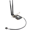 thumbnail image 4 of Mini adaptador de Wifi de escritorio PCIe Pci-e X1 Adaptador de red Wifi inalámbrico Tarjeta convertidora Soporte Blueto, 4 of 5