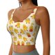 thumbnail image 2 of Balery Cute Chicken Sujetadores deportivos con espalda cruzada para mujer, acolchados, sin costuras, de alto impacto, ideales para yoga, gimnasio, entrenamiento y fitness.-Large, 2 of 8