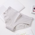 thumbnail image 6 of Women Cotton Underwear Mid Waist Stretch Briefs Ladies Seamless Full Coverage Panties Breathable Underpants, 6 of 8