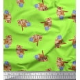 thumbnail image 1 of Soimoi Cotton Duck Fabric Wool & Cat Animal Print Fabric by the Yard 56 Inch Wide, 1 of 1