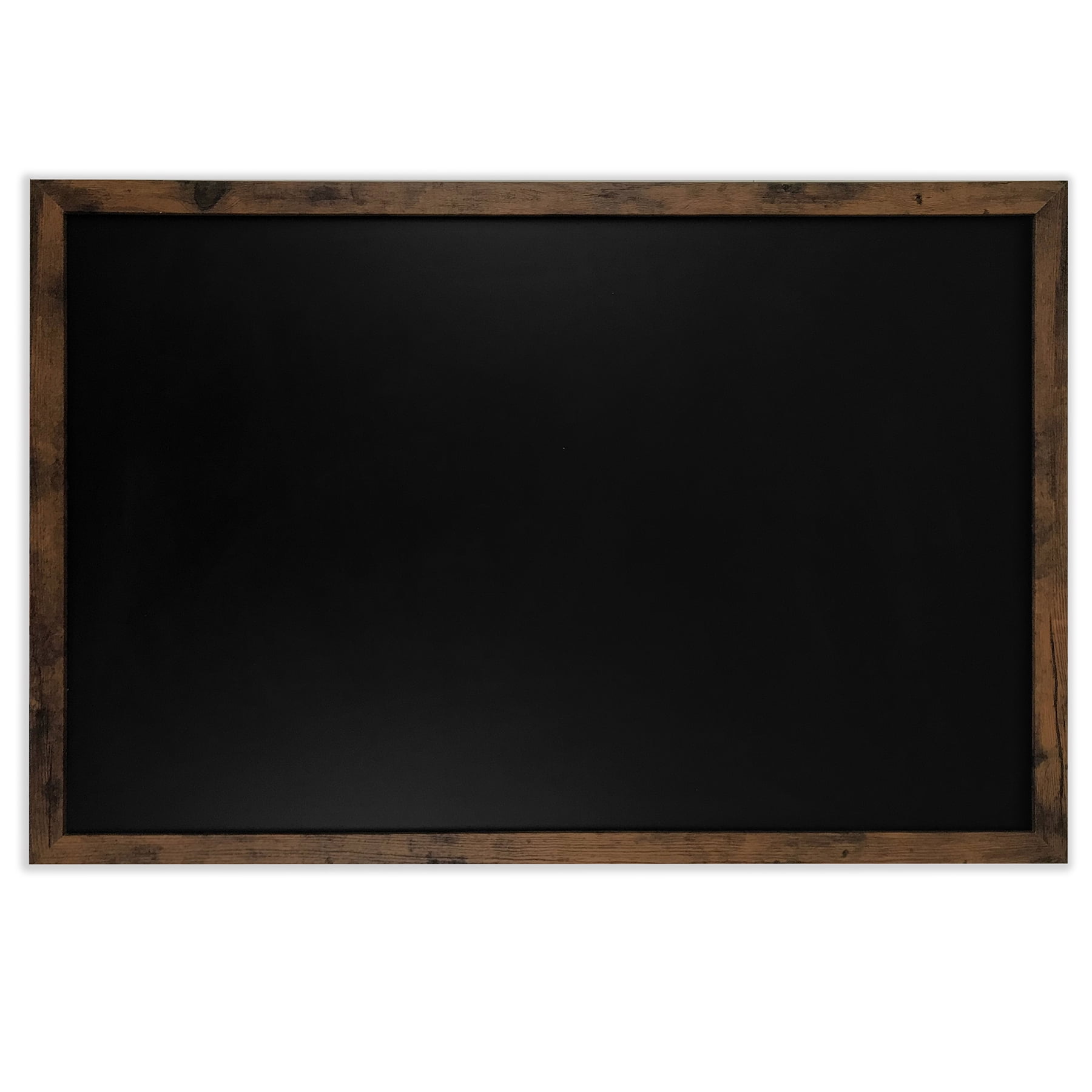 Hanging Black Chalkboards Loddie Doddie Magnetic Chalkboard Easy-to-Erase Large Chalkboard with Brown Rustic Frame for Kitchen Big Framed Magnet Blackboard 20 x 30 Chalkboard for Wall Decor 
